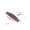 Alnicov Rosewood Guitar Bridge with Insert Piezo bridge Pickup for