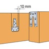 Simpson ETB Cross-Cut Wood Connector, Aluminium