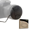 72 mm camera lens cap, lens cap or centre pinch