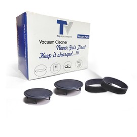 Replacement Part For Kirby G4 Vacuum Front Wheel Hub 2 Caps With Free 2 Belts # compare to part 131893A, 301289, 301289S