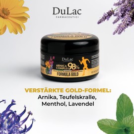 Dulac Arnica Gel 98% Cooling Effect, 300 ml, Improved Formula Complex with Devil's Claw, Lavender and Menthol, Arnica Horse Gel for Humans Extra Strong, Ideal for Tired Muscles and Joints