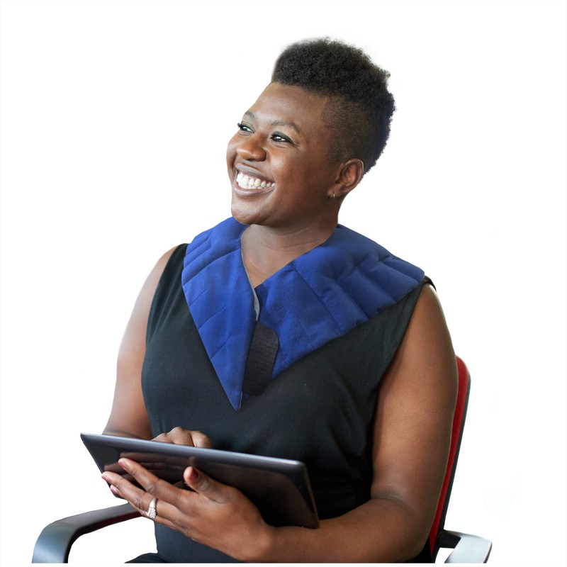 NatraCure Microwaveable Warming Shoulder Wrap Pad w/Heat Shield Technology