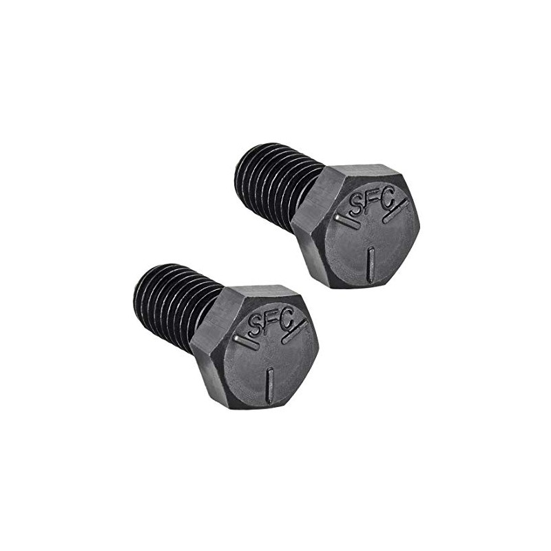 uxcell 1/2''-13 * 1'' Hex Head Screw Bolts Fastener Grade