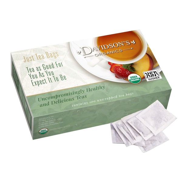 Davidson's Organics, Tulsi Pure Leaves, 100-count Unwrapped Tea Bags
