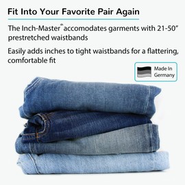 FootFitter INCH-Master Unisex Waistband Stretcher - Easy to Use, Extend & Stretch Jeans, Pants/Trousers, Shorts & Skirts