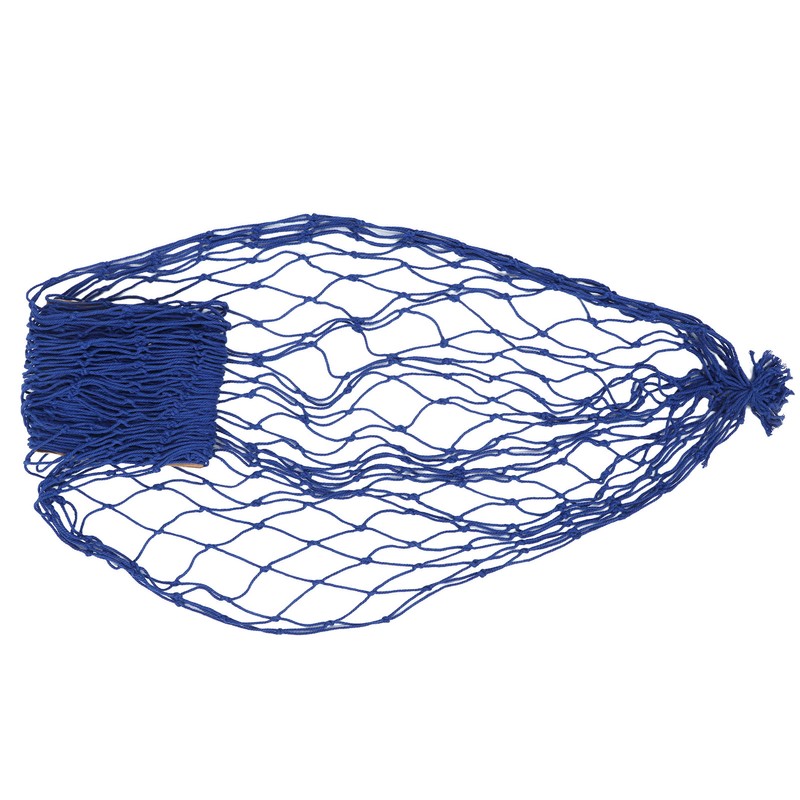 2pcs Fish Net Decoration Cotton Soft Comfortable Mediterranean Style Beige