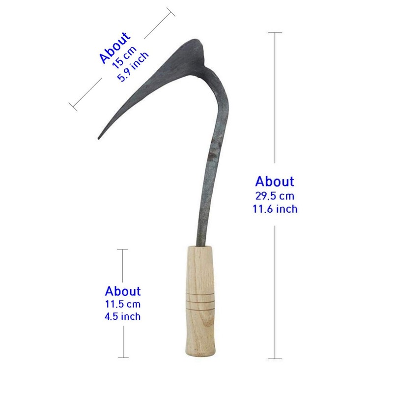 Hand Plow Hoe Ho-Mi True Forged Garden Tool Weeder EZ