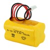 Yibatopow 2 Packs Ni-Cd 4.8V 700mAh Exit Sign Emergency Light