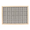 Jewelry Storage Display Trays Multipurpose 24 Grids Jewelry Tray for