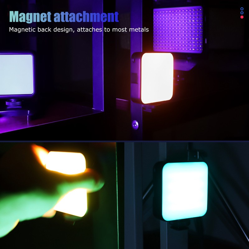 W64 RGB LED Fill Light Multiple Light Effects Modes Pocket