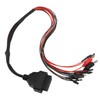 OBD2 Diagnostic Adapter 12V‑24V ABS Heat Resistant Wearproof Universal for