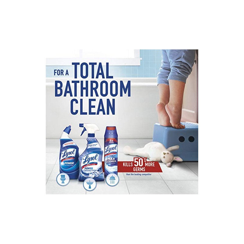 Lysol Toilet Bowl Cleaner with Lime and Rust Remover, 24