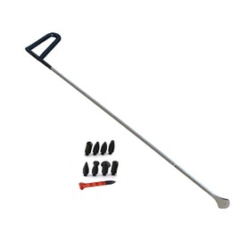 Dent Removal Tool Whale Tail Set(11 Pieces),17 Inch Whale Tail with Knock Down,Professional Auto Body Dent Removal Kit for Door Dings and Car Dents