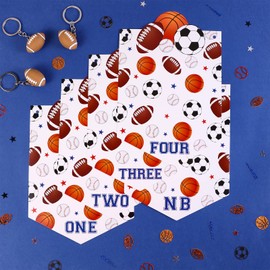 Sports 1st Birthday Decorations All Star Monthly Photo Banner for Boys Sports All Star First Birthday Party Supplies