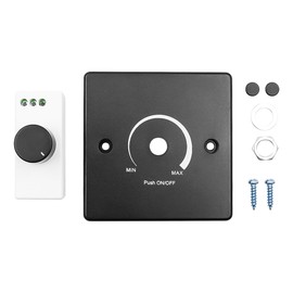 Tiardey LED Knob Switch 12v 24v LED Dimmer Switch 86 Type Panel for Caravans Campers Trailers Trucks and Boats