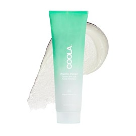 COOLA Exfoliante facial orgánico del Pacífico, protección de barrera cutánea probada por dermatólogos con aceite de coco, vegano y sin gluten, 3.4 onz