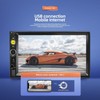 NHOPEEW Double Din Bluetooth Car Stereo 7 inch HD Touch
