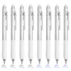 BAYTORY 8Pcs Fine Point Erasable Gel Pens, 0.5mm Retractable Black