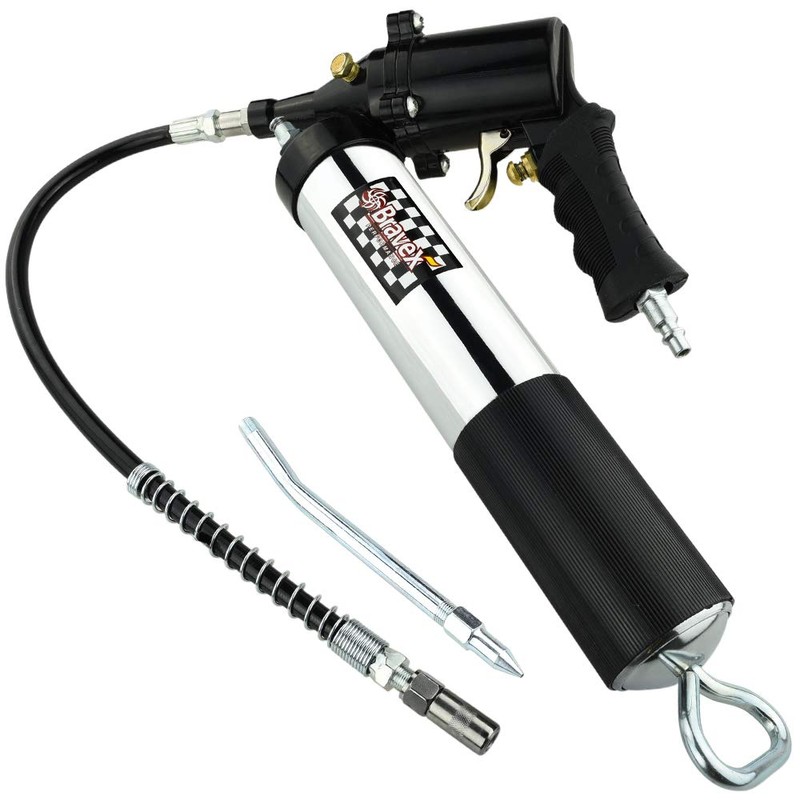 Bravex Air Operated Grease Gun 14oz Automatic Professional Continuous Cycle