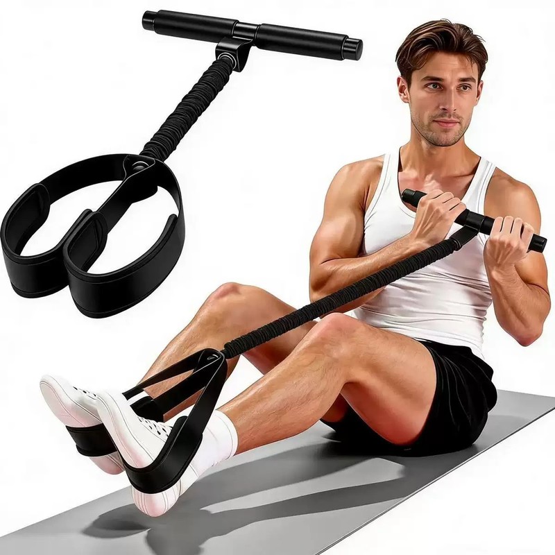 Multi-Functional Pedal Resistance Trainer – Elastic Rope Fitness Equipment for