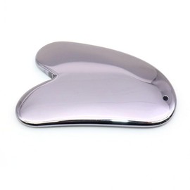 Natural terahertz facial and full body massage stone with heat-generating gua sha / 열나오는 괄사 천연 테라헤르츠 얼굴 전신 마사지스톤