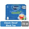 Tetley, Decaffeinated Classic Black Tea Bags, 72 Count