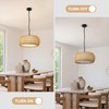 ALAISLYC 19 Inch Boho Chandeliers for Dining Room 5-Lights Farmhouse