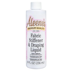 Aleene's Fabric Stiffener & Draping Liquid, Great for Bow Making, Macrame, Crafted Ghost Decor, 8 fl. oz.