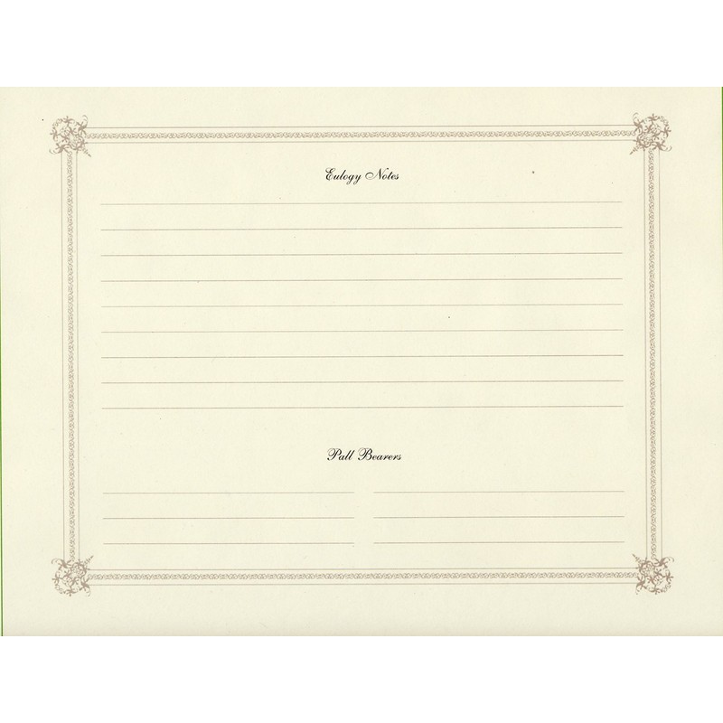 BookFactory Funeral Guest Book"A Celebration of Life" / Memorial Book/Memorial