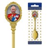 King Charles III Coronation Ornamental Teaspoon Commemorative Memorabilia Decorative Spoon