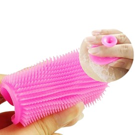 Veraly Set 5 Cepillos Faciales De Silicón Suave Exfoliante Limpiador Con Chupón para Sostener en Superficies Planas