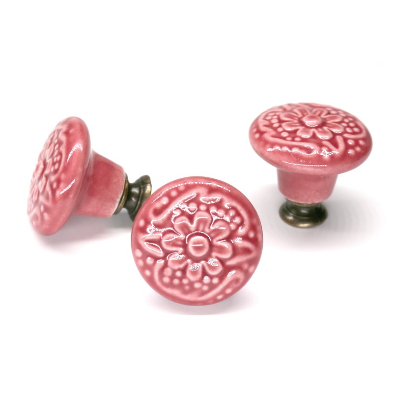 Auped 12 Vintage Style Furniture Knobs 34 mm for Kitchen