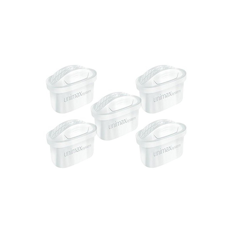DAFI Universelle Wasserfilterpatronen Wasserfilter, Plastik, Weiß, 5 Stück (1er Pack),