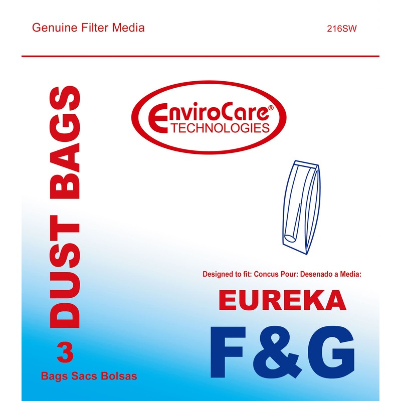 EnviroCare Replacement Premium Vacuum Cleaner bags made to fit Eureka
