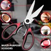 Ronluuu Kitchen Scissor, Heavy Duty Scissors for Kitchen Use with