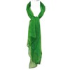 Wrapables Solid Color 100% Silk Long Scarf, Green