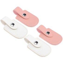 Beavorty 4pcs Pu Cuticle Scissors Covers Protective Pouches for Nail Clippers Design for Grooming Shears for Friends Versatile and Stylish Protective Cover