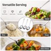 TRACOMPAN 3 Pack Large Serving Spoons, Stainless Steel Serving Spoon