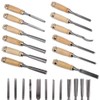 Chiyuehe Professional Wood Carving Chisel Set - 12 Piece Sharp