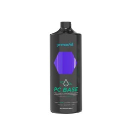 PrimoChill Base - Computer WaterCooling High Purity Deionized Water, No Protection, Add your Additives/Inhibitors, Proudly Made in The USA (32oz/.9L) - Transparent UV Purple