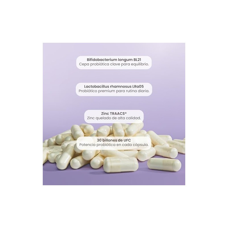 Matter Probivos Glow Probioticos Bl21 Lra05 Zinc Traacs Billones Ufc