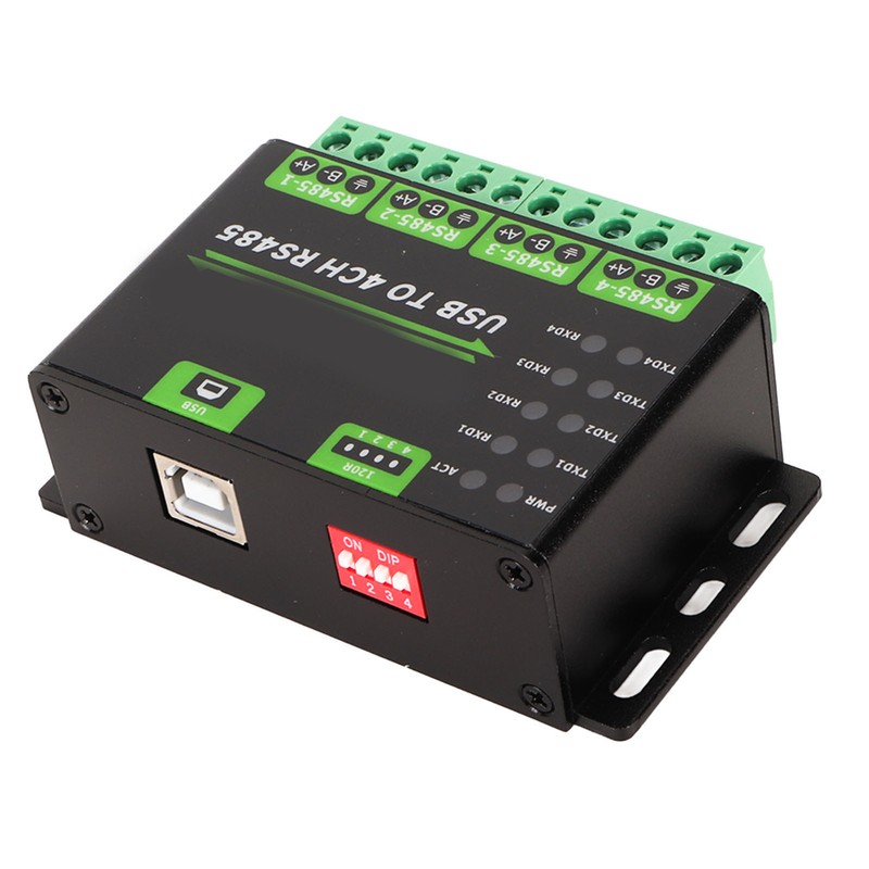 USB to 4CH RS485 Converter Onboard TVS Anti Thunder 120R