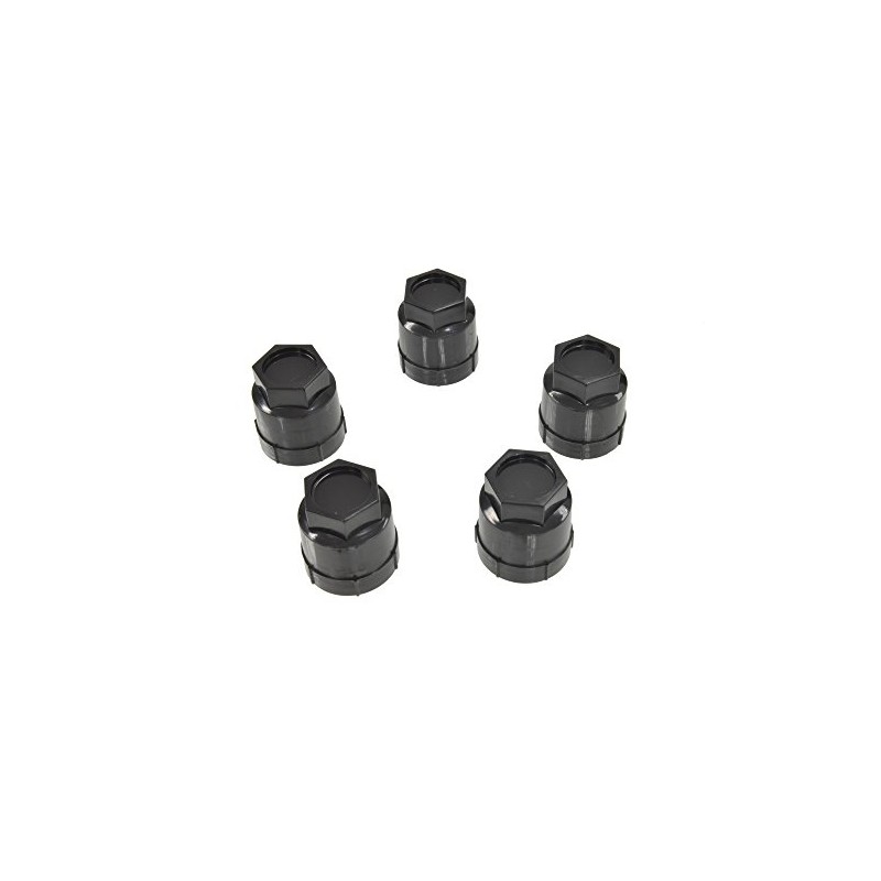 1985-1996 Corvette Wheel Lug Nut Cap Black Plastic Set of