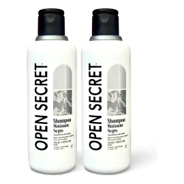 Kit Open Secret Shampoo Tinte Matizante Negro 300