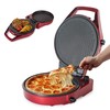 COMMERCIAL CHEF Countertop Pizza Maker, Indoor Electric Countertop Grill, Quesadilla