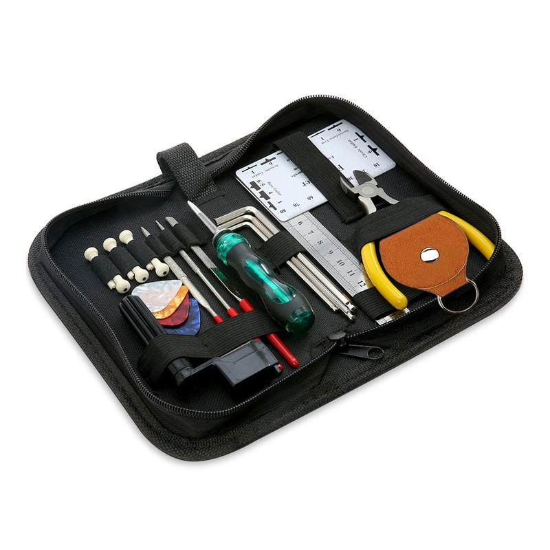 23PCS Guitar Repair Kit Guitar Maintenance Tools Guitar Setup Kit