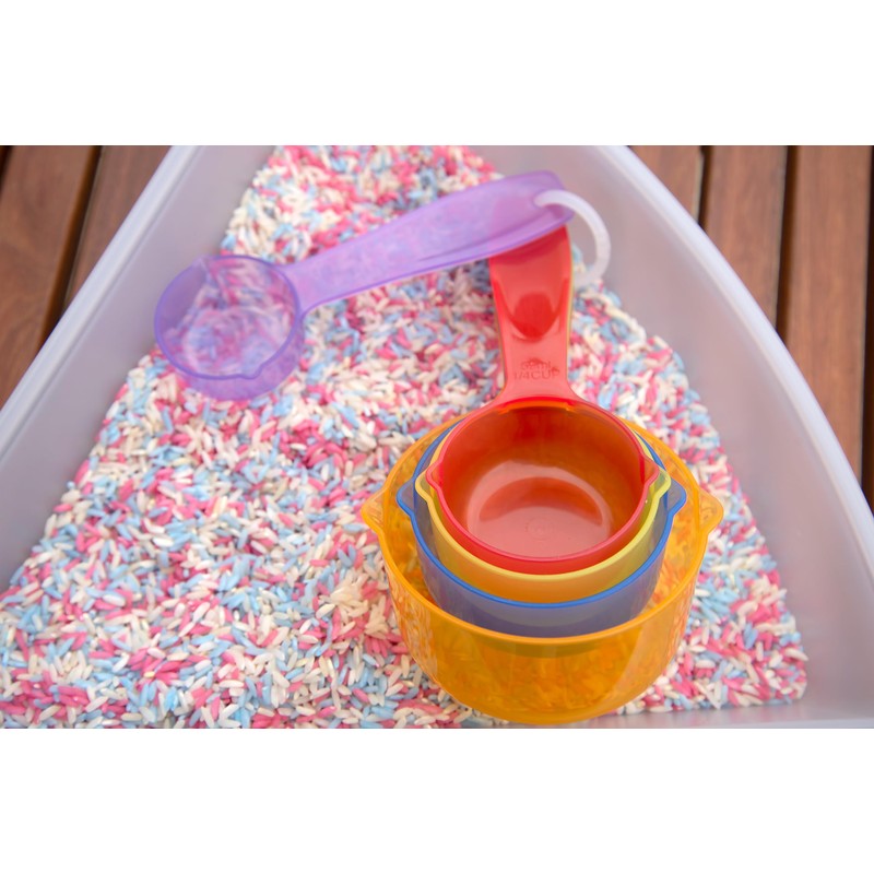 TickiT 73125 Translucent Measuring Cups - Sand Play - Water