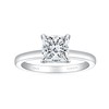 Elspeth 1.5CT 925 Sterling Silver Engagement Rings for Women Princess