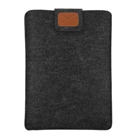 Bolso para laptop, estuche para portátil de 13 pulgadas PU Estuche anticolisión Funda para portátil con aspecto elegante para laptop de 13 pulgadas(Negro)