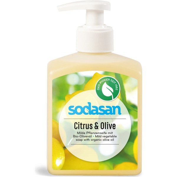 SODASAN Citrus & Olive Liquid Soap, 300 ml